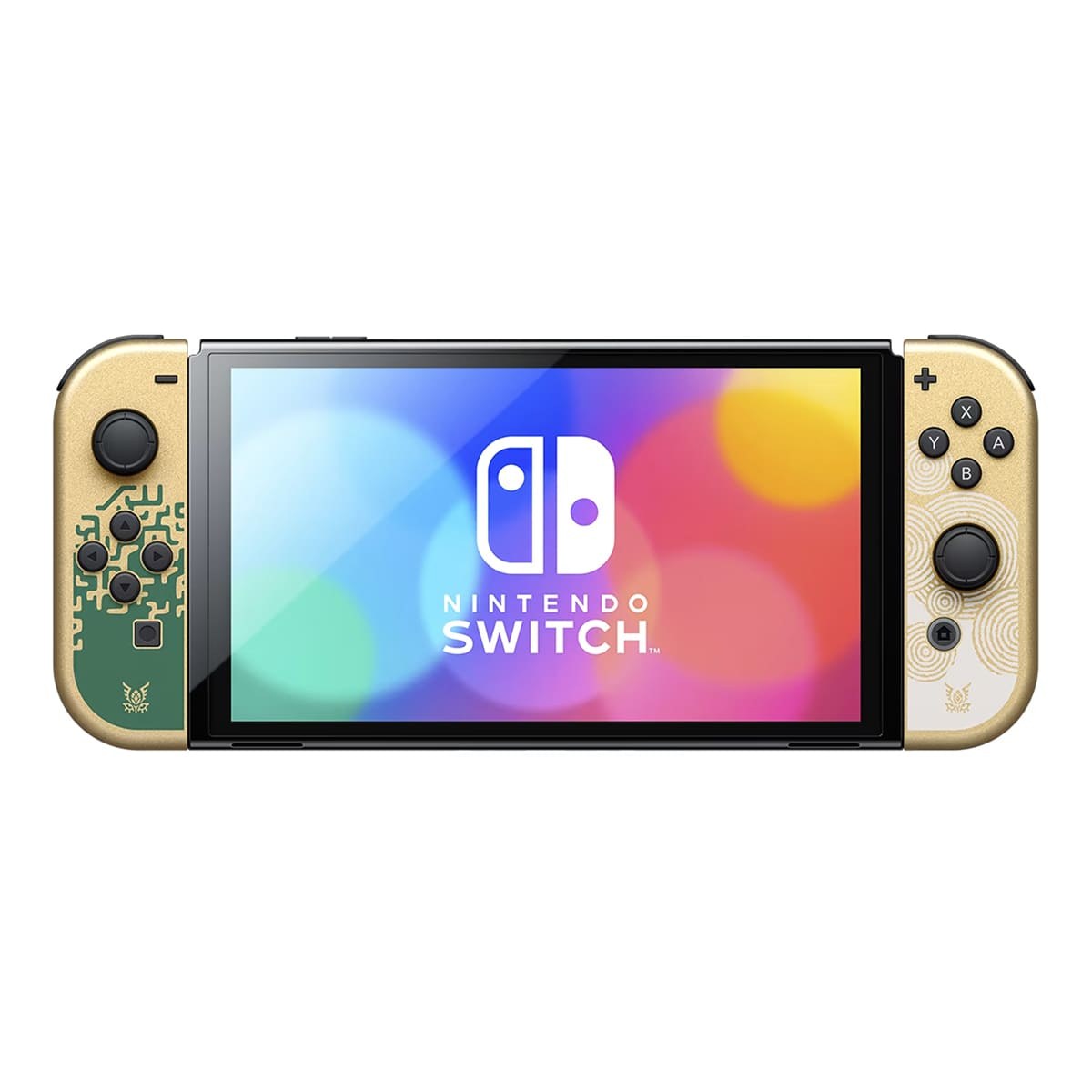 Игровая консоль Nintendo Switch OLED 64Gb The Legend of Zelda: Tears of the Kingdom Edition, золотистый — фото 2